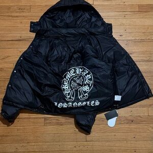 Basically brand new chrome hearts puffer jacket